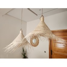 Lampe de Suspension en Paille