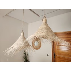 Lampe de Suspension en Paille