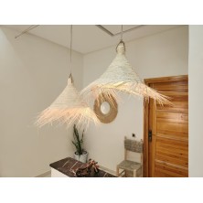 Lampe de Suspension en Paille