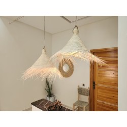 Lampe de Suspension en Paille