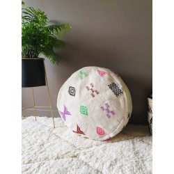 Pouf Berbère en Laine