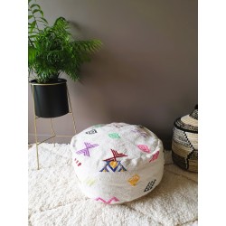 Pouf Berbère en Laine