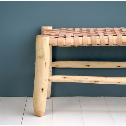 Banc marocain en bois