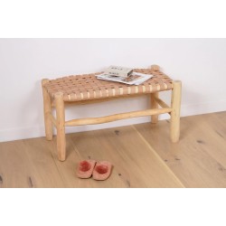 Banc marocain en bois