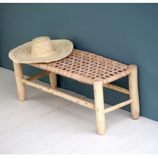 Banc marocain en bois