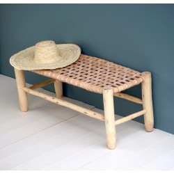 Banc marocain en bois